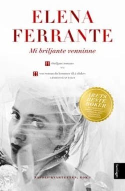 Omslag: "Mi briljante venninne : roman. Bok 1. Barndom, tidleg ungdom" av Elena Ferrante